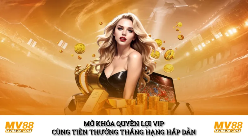 Mở khóa quyền lợi VIP cùng tiền thưởng thăng hạng hấp dẫn