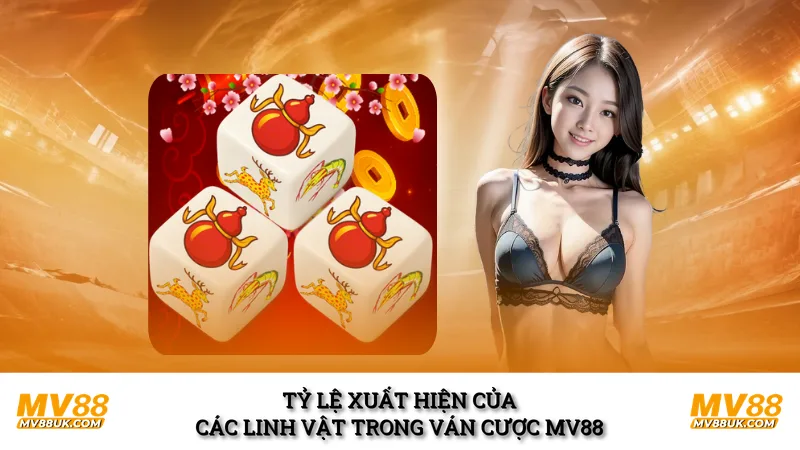 Tỷ lệ xuất hiện của các linh vật trong ván cược MV88